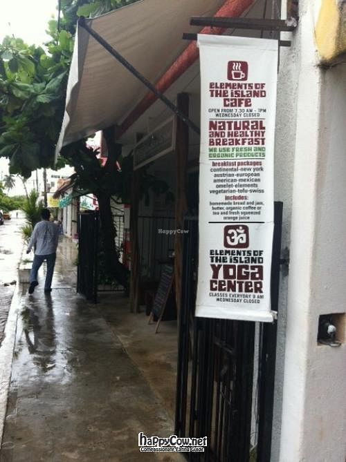signage at Elements of the Island in Isla Mujeres