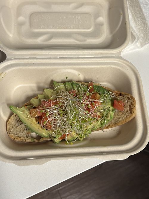 Avo toastie  at Earth Aloha Eats in Kihei