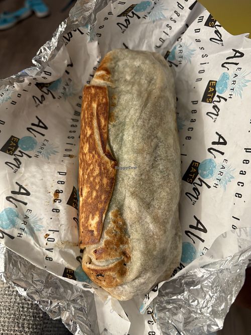 Chicken gyro wrap  at Earth Aloha Eats in Kihei