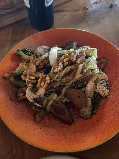 Roasted romaine Lettuce heart at Le Panoramic in Tignes