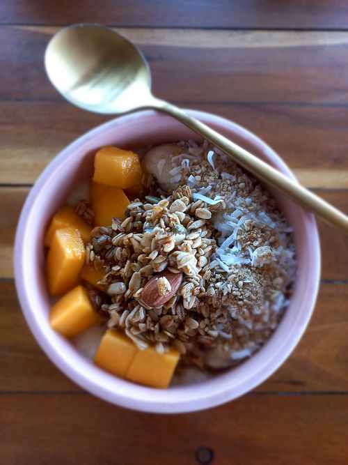 pina colada smoothie bowl at Feed your Soul in Phan Thiet