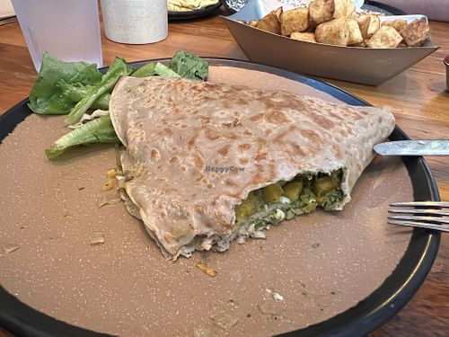 Vegan crepe  at The Skinny Pancake in Albany