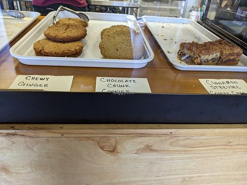 Cookies and coffee cake at LuLu's in Memphis