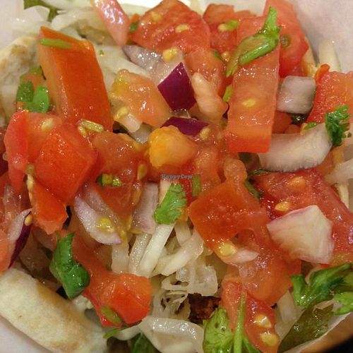 Falafel pita at Maoz - Xavier Privas in Paris