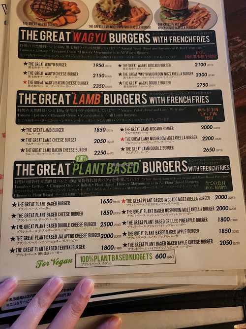  at The Great Burger Stand in Tokyo