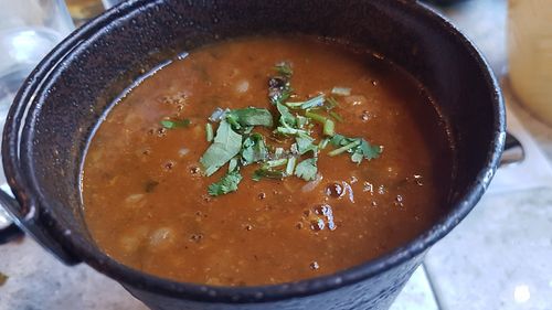 Vegan Punjabi choley at Delhiwala Food in Leeds