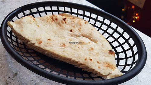 Plain Naan (vg) at Delhiwala Food in Leeds
