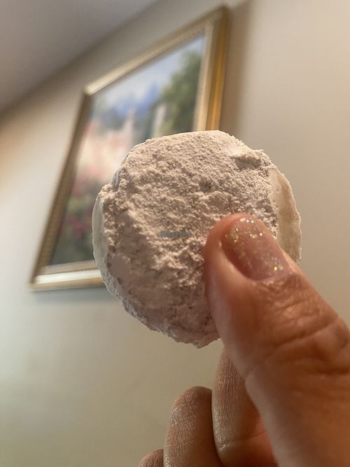 Update: Tea Cookies ARE IT!!! They Crumble In Your Mouth!! Yes! I’ve had other vegan ones that are TOO hard, not these. Highly Recommend! 💕😋  at Sigona's Farmers Market in Palo Alto