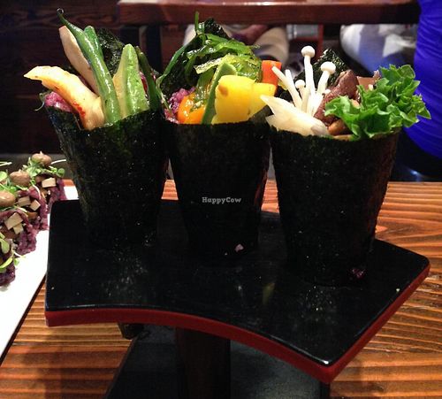 Hand rolls at Beyond Sushi - Union Square in New York City