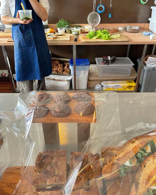 Freshly made food  at Florets in Auckland