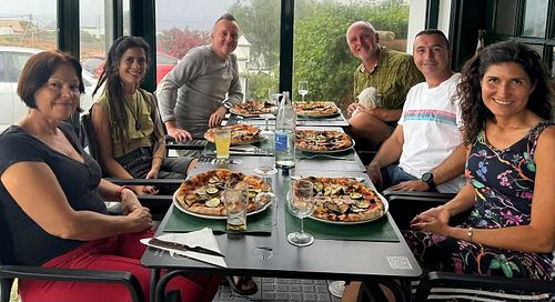  at Pizzeria Mezzaluna in Lanzarote