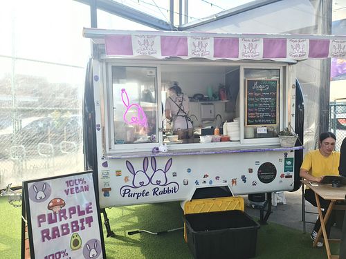 @welcometothornbury #Veganuary at Purple Rabbit Food Truck in Ascot Vale