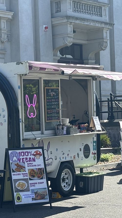 Outside Kensington town halll  at Purple Rabbit Food Truck in Ascot Vale