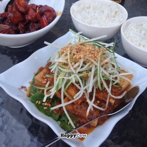 Satay Tofu! at Zen Xin Vegetarian in Penang