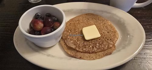 Vegan pancakes at Turgeau's in Covington