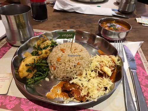 Meal of the day at Gulab Hari in Sao Paulo