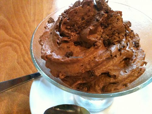 Chocolate Cashew Cream Mouse By Sweetgrass Grill, Tarrytown, NY - Photo By ecoRDN ecoRDN.com at Sweet Grass Grill in Tarrytown