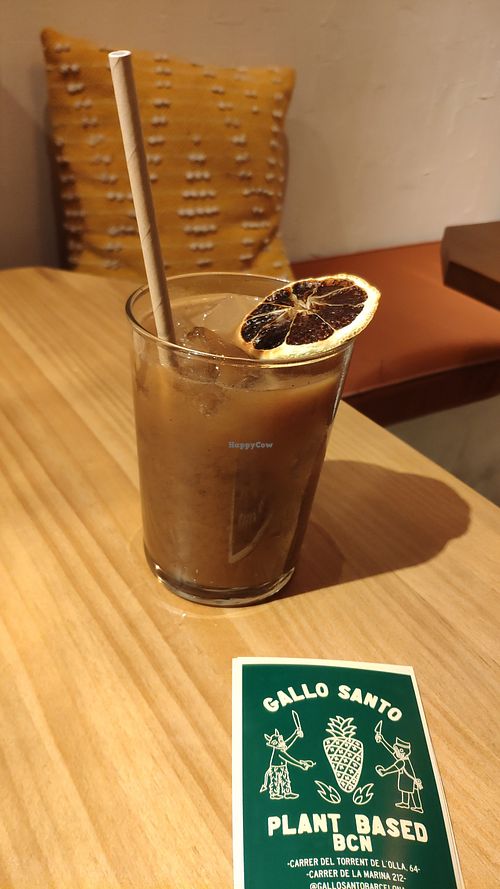 Tamarind water at Gallo Santo in Barcelona