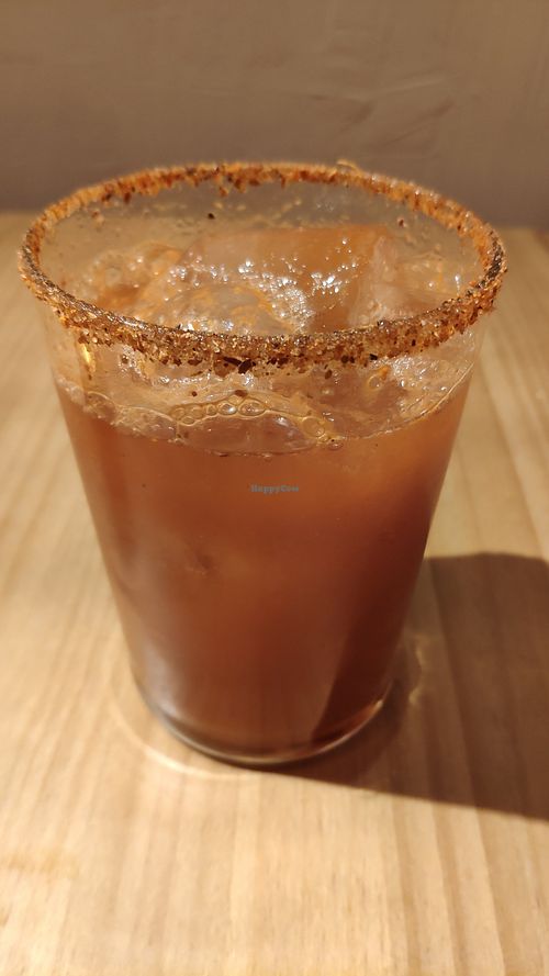 Michelada at Gallo Santo in Barcelona
