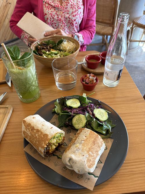 Burrito and bowl   at Gallo Santo in Barcelona