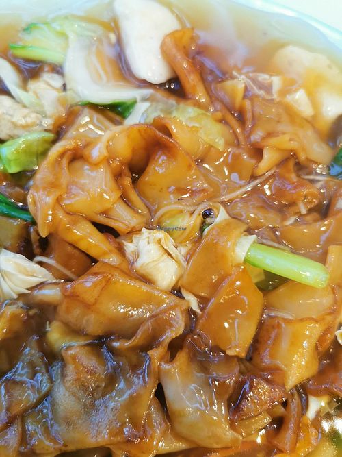 Hor Fun with gravy at Eight Immortals Vegetarian 八仙素食园 - Jurong Point 1 in West Singapore