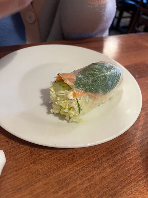 Fresh basil roll  at Bangkok Thai Restaurant in Stow