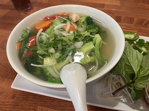 Vegetable pho   at Bangkok Thai Restaurant in Stow