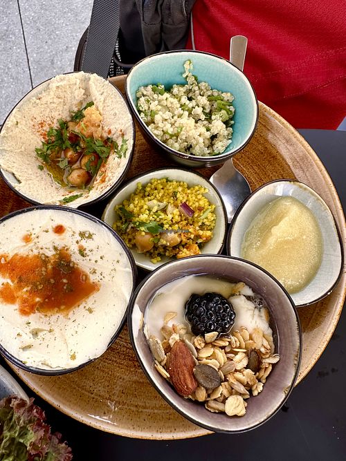 Sides that came with main entree   at Life Deli in Frankfurt