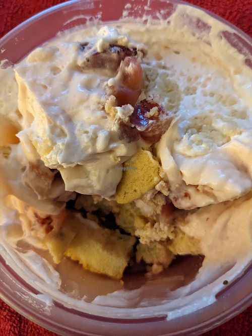 Sumptuous Strawberry shortcake, fresh strawberries in a moist shortcake with luscious coconut cream at Raydiant Vybes in Alameda