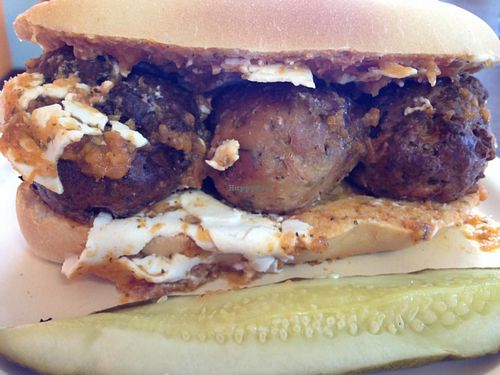 meatball sub at Gutenfleischers in Atlanta