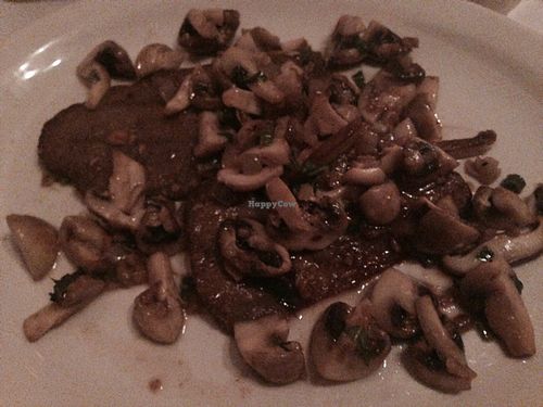 Seitan mushroom marsala at John's of 12th Street in New York City