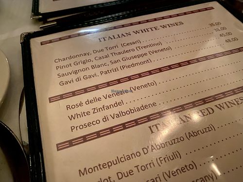 wine  at John's of 12th Street in New York City