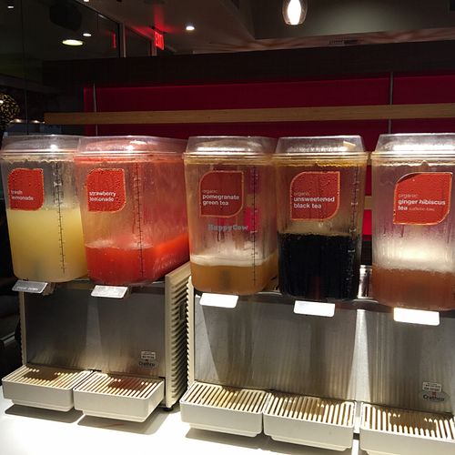 drink bar at Veggie Grill by Next Level in Long Beach