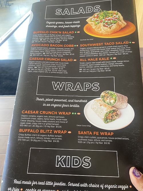 Menu Has Totally Expanded - Next Time Caesar Salad 😋  at Veggie Grill by Next Level in Long Beach