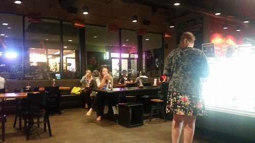 inside restaurant at Native Foods - Santa Monica in Santa Monica