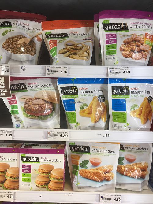 Gardein galore! at Strack and Van Til in Hobart