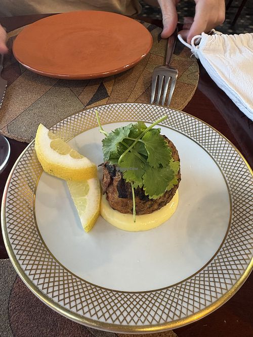 Codfish cake  at A Padoca in Porto