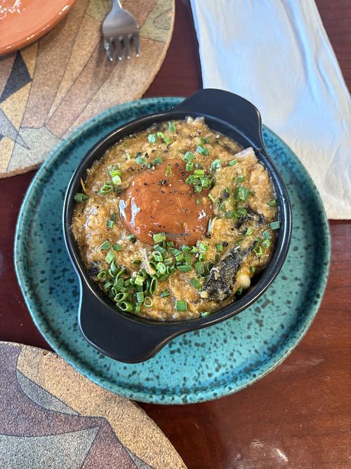 Fish açorda  at A Padoca in Porto