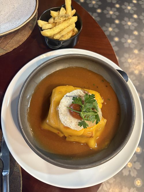 Porto-style Francesinha  at A Padoca in Porto