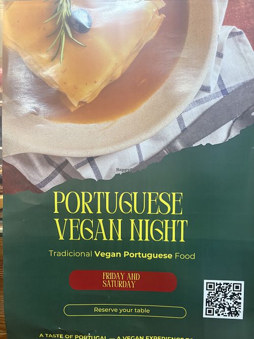 Vegan Portuguese menu on weekend evenings!  at A Padoca in Porto