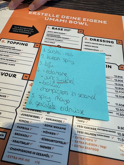   at Umami Running Sushi & Bowl Am Campus in Muenster