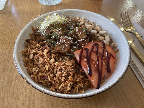 Special of the day (noodle based) at Bali Bowls in Bordeaux