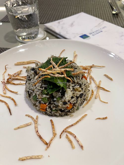  Asian Olive Fried Rice RM21. A bit on the oily side for me.  at Berjaya Cafe 成功咖啡廳 in Kuala Lumpur