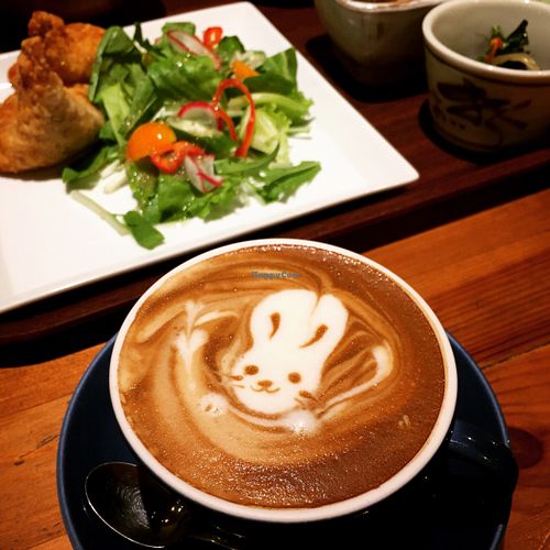 Coffe art!!! at Tosca in Kyoto