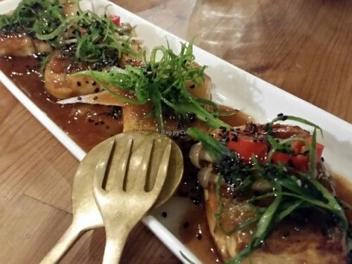 tofu steak at Tosca in Kyoto