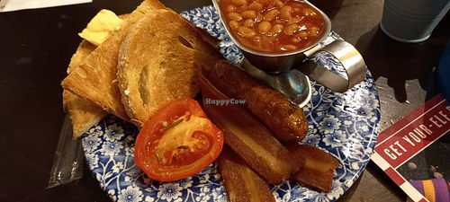 Kids vegan breakfast at Bill's in South East London