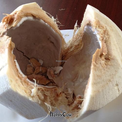 Fresh coconut  at Pho Hut in Bakersfield