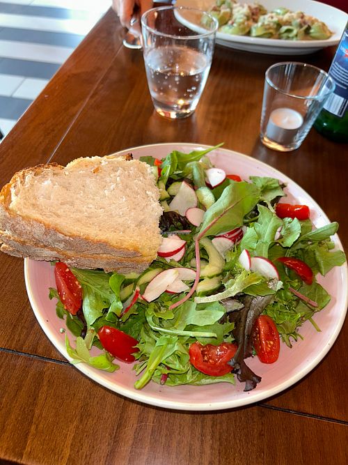 vegan insalata mista at L'Osteria in Dusseldorf