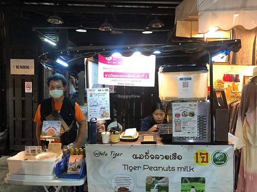 The stall at Tiger Peanuts Milk in Pai
