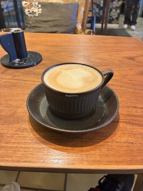 Latte with oat milk   at Svermeri kafe og redesign in Tromsoe